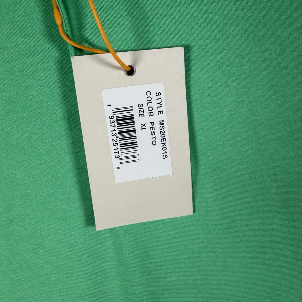 Peter Millar Summer Comfort Men's XL Green Solid Stretch Golf Polo MS20EK01S - Picture 4 of 8